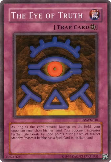 The Eye of Truth (PSV-EN010), Pharaoh's Servant (Worldwide English) — Yu-Gi-Oh! card price