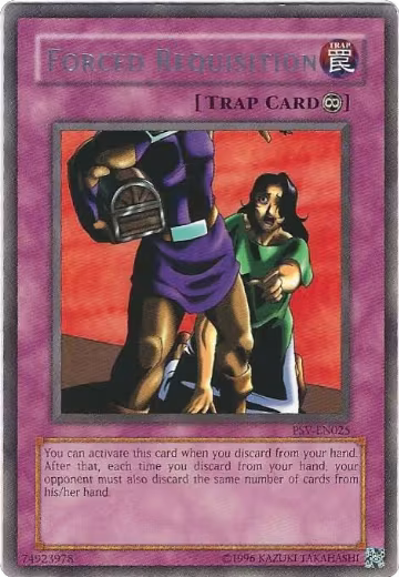 Forced Requisition (PSV-EN025), Pharaoh's Servant (Worldwide English) — Yu-Gi-Oh! card price