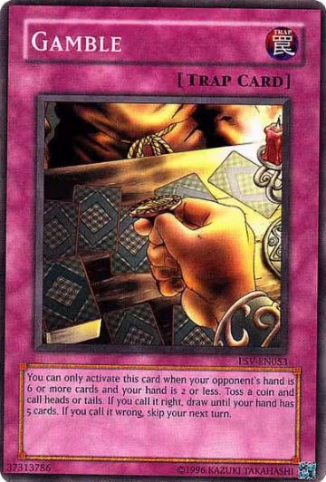 Gamble (PSV-EN053), Pharaoh's Servant (Worldwide English) — Yu-Gi-Oh! card price