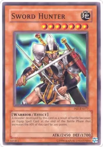 Sword Hunter (PSV-EN077), Pharaoh's Servant (Worldwide English) — Yu-Gi-Oh! card price
