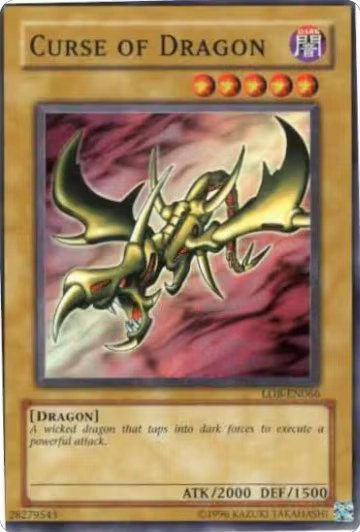 Curse of Dragon (LOB-EN066), Legend of Blue Eyes White Dragon (Worldwide English) — Yu-Gi-Oh! card price