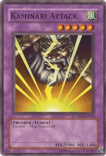 Kaminari Attack (MRD-EN041), Metal Raiders (Worldwide English) — Yu-Gi-Oh! card price