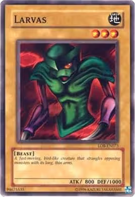 Larvas (LOB-EN073), Legend of Blue Eyes White Dragon (Worldwide English) — Yu-Gi-Oh! card price