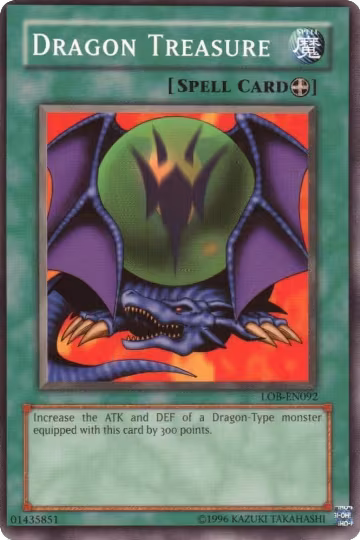 Dragon Treasure (LOB-EN092), Legend of Blue Eyes White Dragon (Worldwide English) — Yu-Gi-Oh! card price