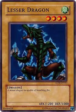 Lesser Dragon (LOB-EN113), Legend of Blue Eyes White Dragon (Worldwide English) — Yu-Gi-Oh! card price