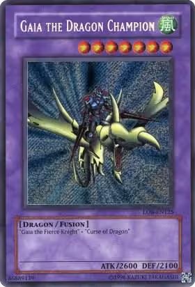 Gaia the Dragon Champion (LOB-EN125), Legend of Blue Eyes White Dragon (Worldwide English) — Yu-Gi-Oh! card price