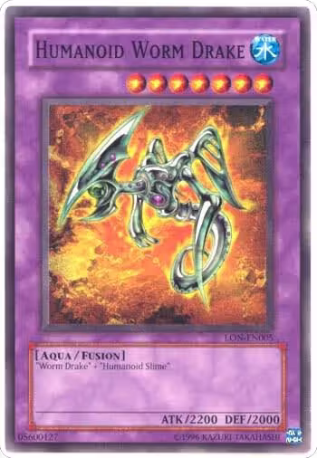 Humanoid Worm Drake (LON-EN005), Labyrinth of Nightmare (Worldwide English) — Yu-Gi-Oh! card price
