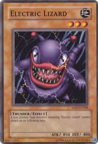 Electric Lizard (MRD-EN048), Metal Raiders (Worldwide English) — Yu-Gi-Oh! card price