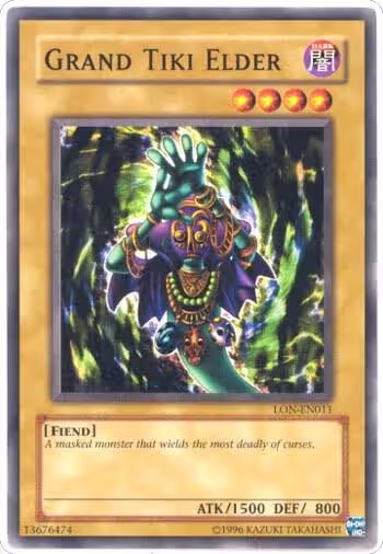 Grand Tiki Elder (LON-EN011), Labyrinth of Nightmare (Worldwide English) — Yu-Gi-Oh! card price
