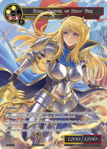 Faria, Igniter of Holy Fire (RL2212), Promo Cards — Force of Will card price
