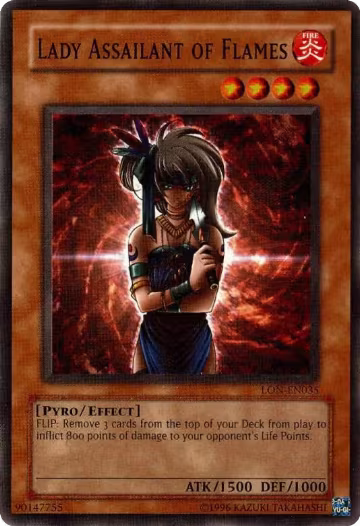 Lady Assailant of Flames (LON-EN035), Labyrinth of Nightmare (Worldwide English) — Yu-Gi-Oh! card price