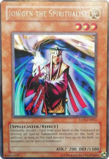 Jowgen the Spiritualist (LON-EN061), Labyrinth of Nightmare (Worldwide English) — Yu-Gi-Oh! card price