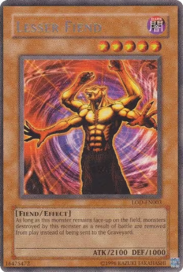 Lesser Fiend (LOD-EN003), Legacy of Darkness (Worldwide English) — Yu-Gi-Oh! card price