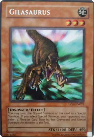 Gilasaurus (LON-EN071), Labyrinth of Nightmare (Worldwide English) — Yu-Gi-Oh! card price