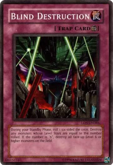 Blind Destruction (LON-EN086), Labyrinth of Nightmare (Worldwide English) — Yu-Gi-Oh! card price
