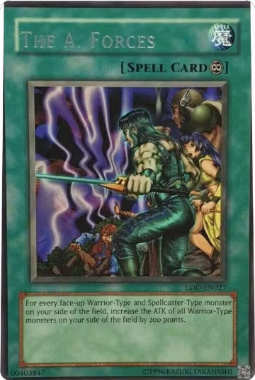 The A. Forces (LOD-EN027), Legacy of Darkness (Worldwide English) — Yu-Gi-Oh! card price