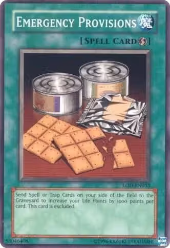 Emergency Provisions (LOD-EN033), Legacy of Darkness (Worldwide English) — Yu-Gi-Oh! card price