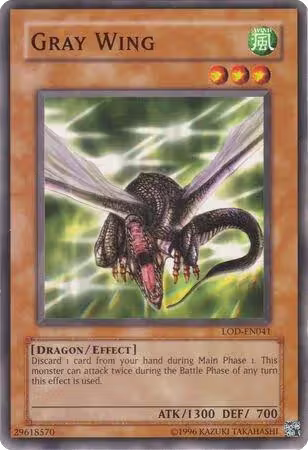 Gray Wing (LOD-EN041), Legacy of Darkness (Worldwide English) — Yu-Gi-Oh! card price