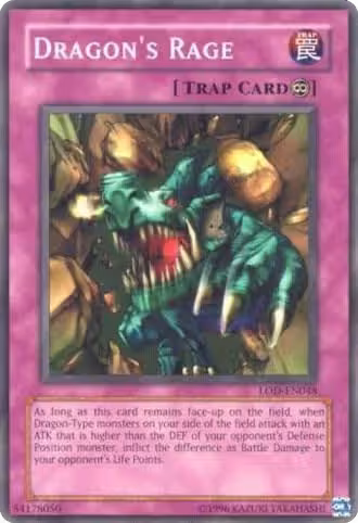 Dragon's Rage (LOD-EN048), Legacy of Darkness (Worldwide English) — Yu-Gi-Oh! card price