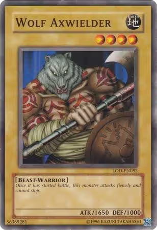Wolf Axwielder (LOD-EN052), Legacy of Darkness (Worldwide English) — Yu-Gi-Oh! card price