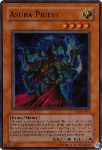 Asura Priest (LOD-EN071), Legacy of Darkness (Worldwide English) — Yu-Gi-Oh! card price