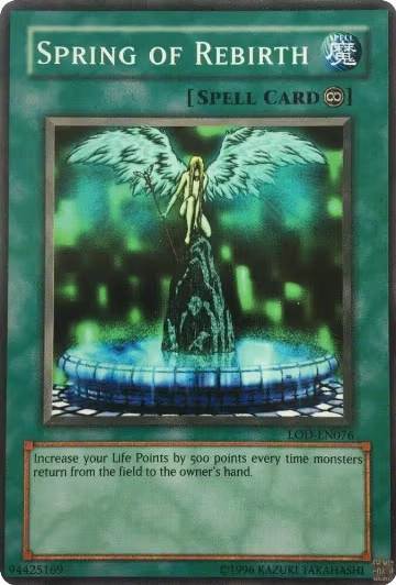 Spring of Rebirth (LOD-EN076), Legacy of Darkness (Worldwide English) — Yu-Gi-Oh! card price