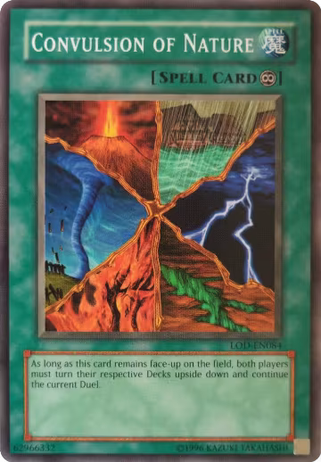 Convulsion of Nature (LOD-EN084), Legacy of Darkness (Worldwide English) — Yu-Gi-Oh! card price