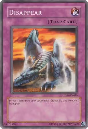 Disappear (LOD-EN089), Legacy of Darkness (Worldwide English) — Yu-Gi-Oh! card price