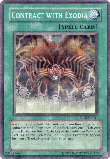 Contract with Exodia (DCR-EN031), Dark Crisis (Worldwide English) — Yu-Gi-Oh! card price