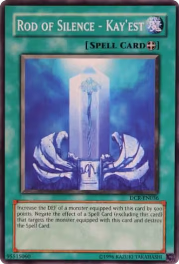 Rod of Silence - Kay'est (DCR-EN036), Dark Crisis (Worldwide English) — Yu-Gi-Oh! card price