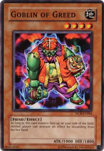 Goblin of Greed (DCR-EN065), Dark Crisis (Worldwide English) — Yu-Gi-Oh! card price