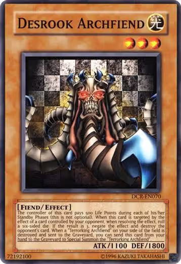 Desrook Archfiend (DCR-EN070), Dark Crisis (Worldwide English) — Yu-Gi-Oh! card price