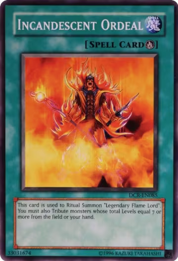 Incandescent Ordeal (DCR-EN085), Dark Crisis (Worldwide English) — Yu-Gi-Oh! card price