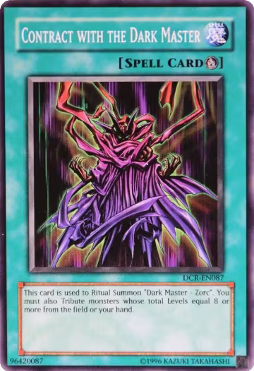 Contract with the Dark Master (DCR-EN087), Dark Crisis (Worldwide English) — Yu-Gi-Oh! card price