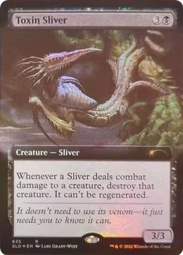 Toxin Sliver (Extended Art) (635), Secret Lair Drop Series — Magic card price