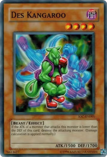 Des Kangaroo (IOC-EN005), Invasion of Chaos (Worldwide English) — Yu-Gi-Oh! card price