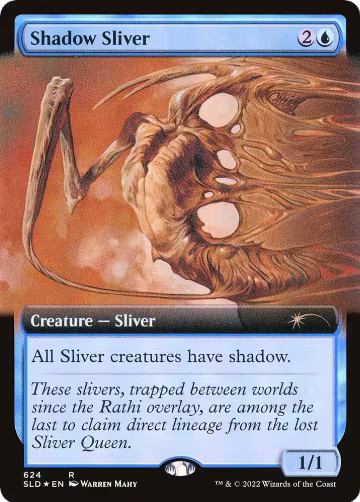 Shadow Sliver (Extended Art) (624), Secret Lair Drop Series — Magic card price