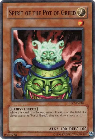 Spirit of the Pot of Greed (IOC-EN009), Invasion of Chaos (Worldwide English) — Yu-Gi-Oh! card price
