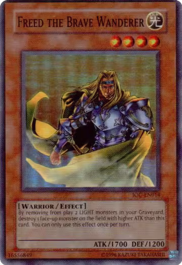 Freed the Brave Wanderer (IOC-EN014), Invasion of Chaos (Worldwide English) — Yu-Gi-Oh! card price
