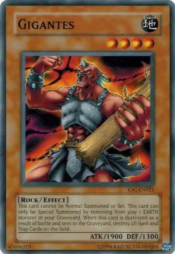 Gigantes (IOC-EN021), Invasion of Chaos (Worldwide English) — Yu-Gi-Oh! card price