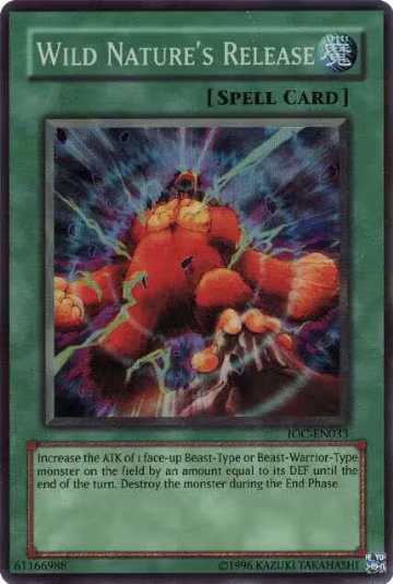Wild Nature's Release (IOC-EN033), Invasion of Chaos (Worldwide English) — Yu-Gi-Oh! card price
