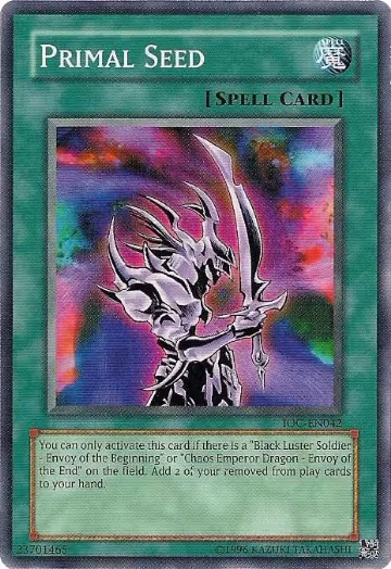 Primal Seed (IOC-EN042), Invasion of Chaos (Worldwide English) — Yu-Gi-Oh! card price