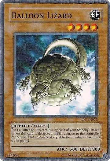Balloon Lizard (IOC-EN072), Invasion of Chaos (Worldwide English) — Yu-Gi-Oh! card price