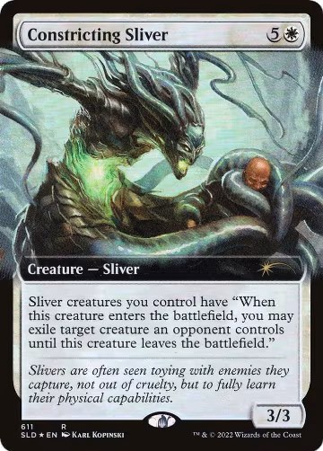 Constricting Sliver (Extended Art) (611), Secret Lair Drop Series — Magic card price