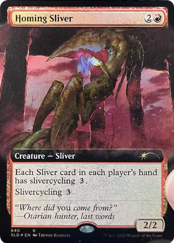 Homing Sliver (Extended Art) (640), Secret Lair Drop Series — Magic card price