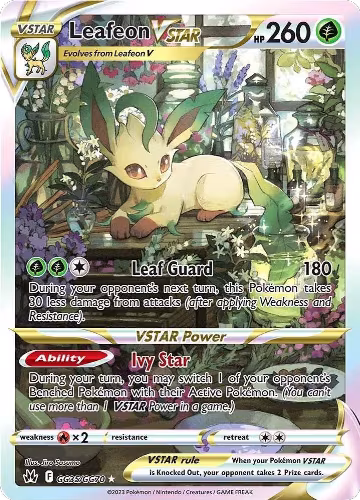 Leafeon VSTAR (GG35/GG70), Crown Zenith: Galarian Gallery — Pokémon card price
