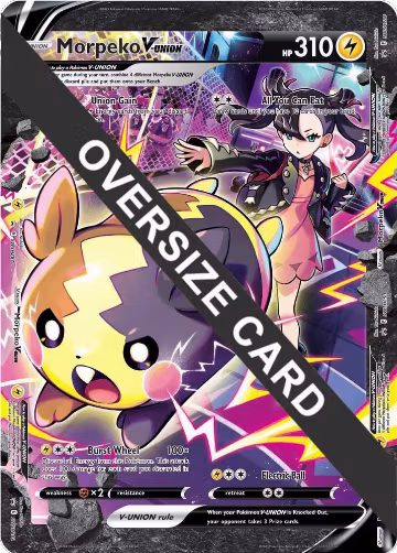 Morpeko V-Union (SWSH287-290) (SWSH290), Jumbo Cards — Pokémon card price