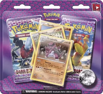 Dark Explorers 3 Pack Blister [Krookodile], Dark Explorers — Pokémon sealed product price