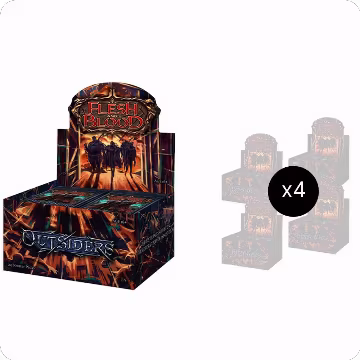 Outsiders Booster Box Case, Outsiders — Flesh & Blood sealed product price