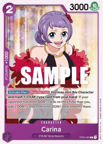 Carina (ST05-005), ST-05: Starter Deck 5 Film Edition — One Piece card price